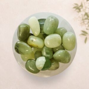 jade-tumble-stone-melbourne Jade tumble stone for luck and prosperity from Oracle of Crystals Melbourne
