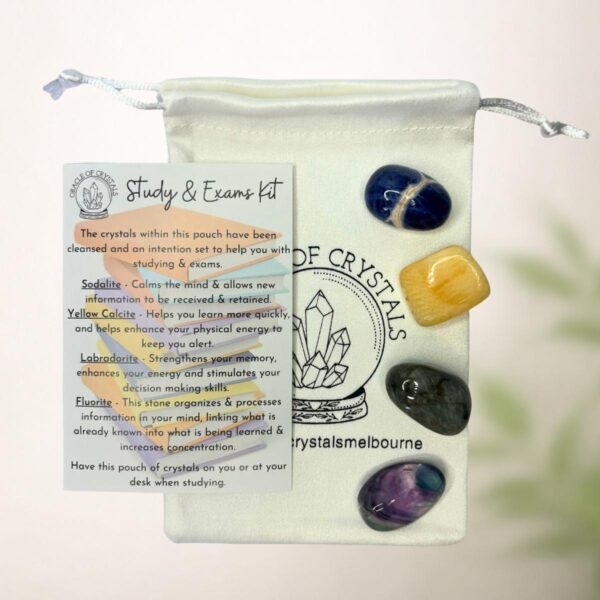 crystals for focus, concentration, study and exams melbourne