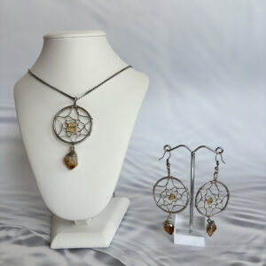 Citrine Dreamcatcher Jewellery Set