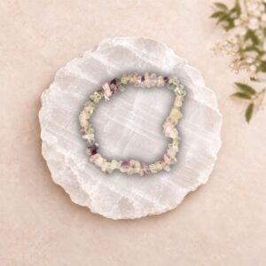 Fluorite Bracelet for clarity, focus, intuition and emotional balance