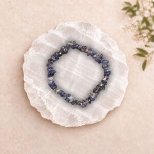 Iolite Bracelet for vision, intuition, clarity and inner guidance