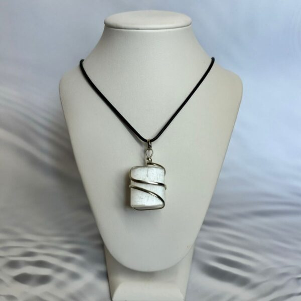 selenite pendant