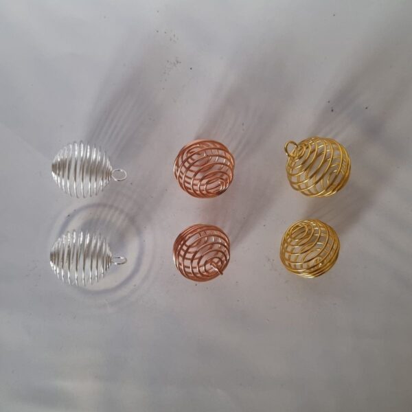 spiral cages crystal keepers