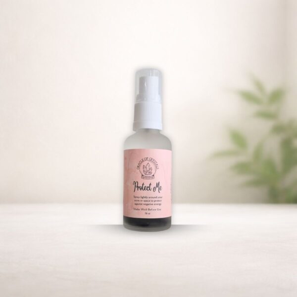 Protect Me Aura Spray with Black Obsidian, Clear Quartz and Palo Santo by Oracle of Crystals