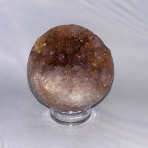 pink amethst druzy sphere