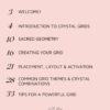 contents crystal gridding