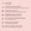 contents crystal basics contents page