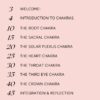 contents chakra contents