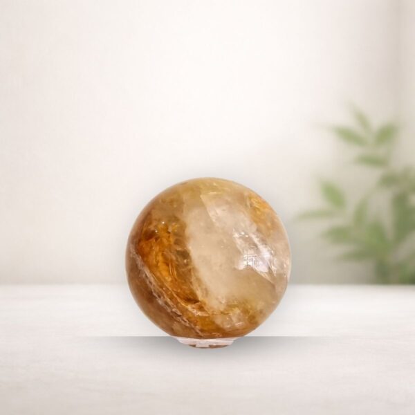 Golden Healer Quartz Sphere