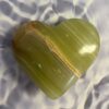 Green Banded Onyx Heart