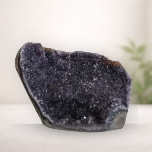 Black Amethyst crystal for spiritual protection and grounding by Oracle of Crystals