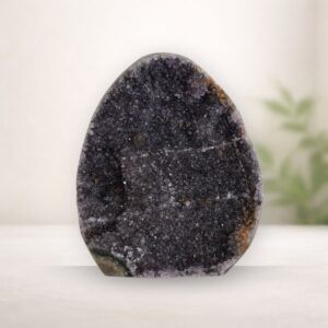 Black Amethyst crystal for spiritual protection and grounding by Oracle of Crystals