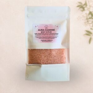 Aura Cleanse Body Scrub handmade in Melbourne by Oracle of Crystals