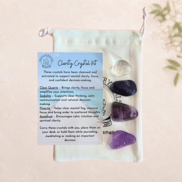 Clarity Crystal Kit with crystals for focus and decision-making from Oracle of Crystals Melbourne
