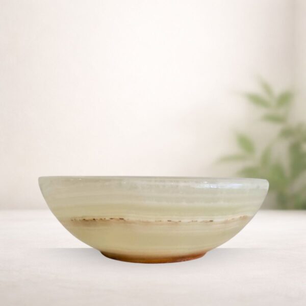 green-banded-onyx-bowl-melbourne (2) Green Banded Onyx bowl for grounding and holding crystals from Oracle of Crystals Melbourne