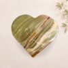 green-banded-onyx-heart-melbourne (1) Green Banded Onyx heart for grounding and heart chakra support from Oracle of Crystals Melbourne
