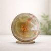Green Banded Onyx sphere for grounding and emotional balance from Oracle of Crystals Melbourne