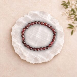 Garnet Bracelet for love, devotion, confidence and inner strength