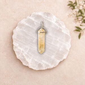 citrine-pendant-melbourne Citrine Pendant for abundance, confidence, manifestation and positive energy