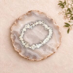 Clear Quartz Bracelet for clarity, cleansing and intention-setting